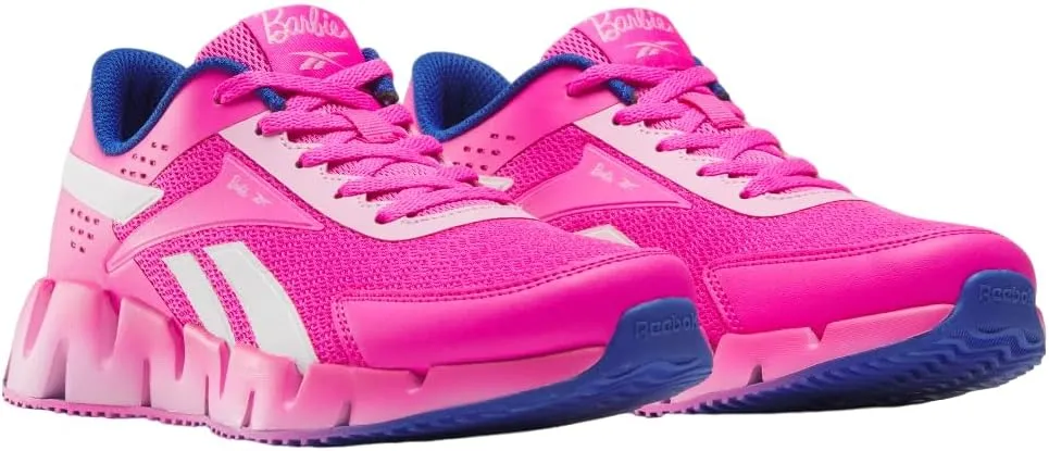 Reebok Unisex-Child Kid's Barbie Zig N' Glow Sneaker