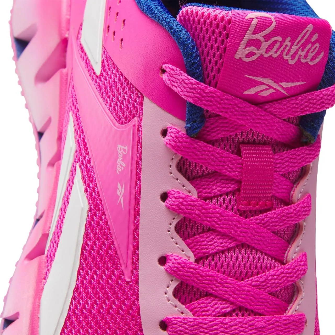 Reebok Unisex-Child Kid's Barbie Zig N' Glow Sneaker