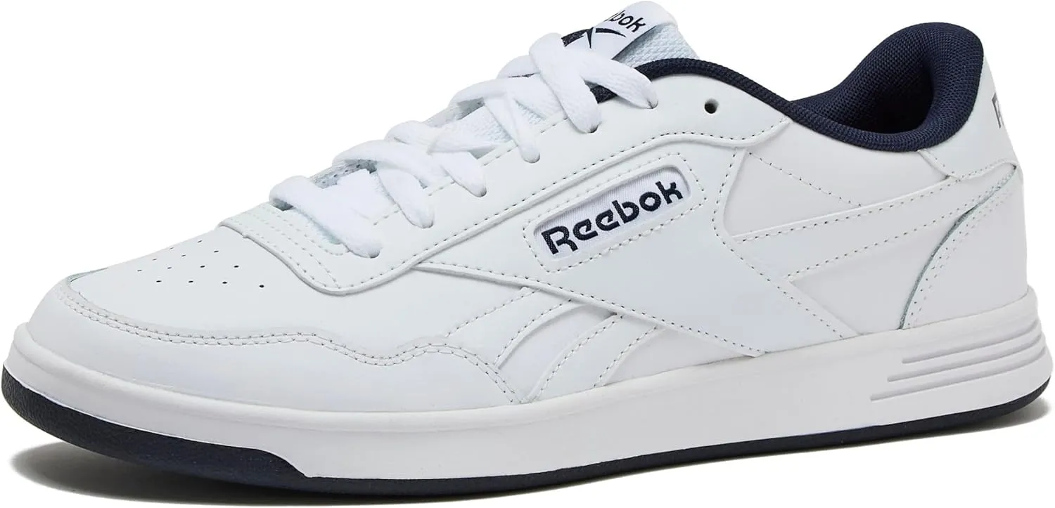 Reebok Women's Court Advance Sneakers Casual Tennis Mens Shoes, FFP-Footwear White/Vector Navy/Footwear White, 6