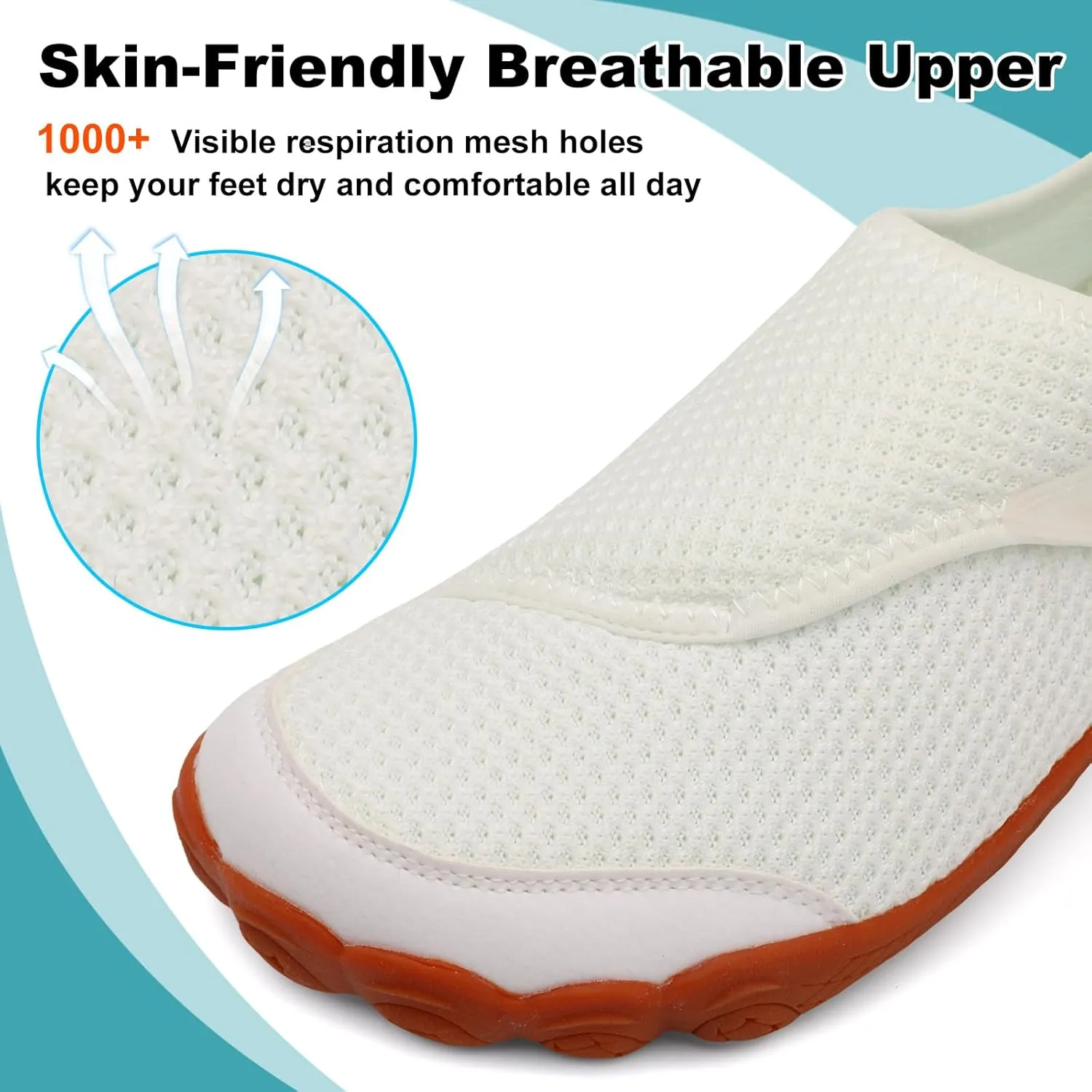 relxfeet Walking Shoes Women Men Wide Diabetic Shoes Adjustable Barefoot Shoes Zero Drop Lightweight Sneakers for Edema Swollen Feet Size 4-13