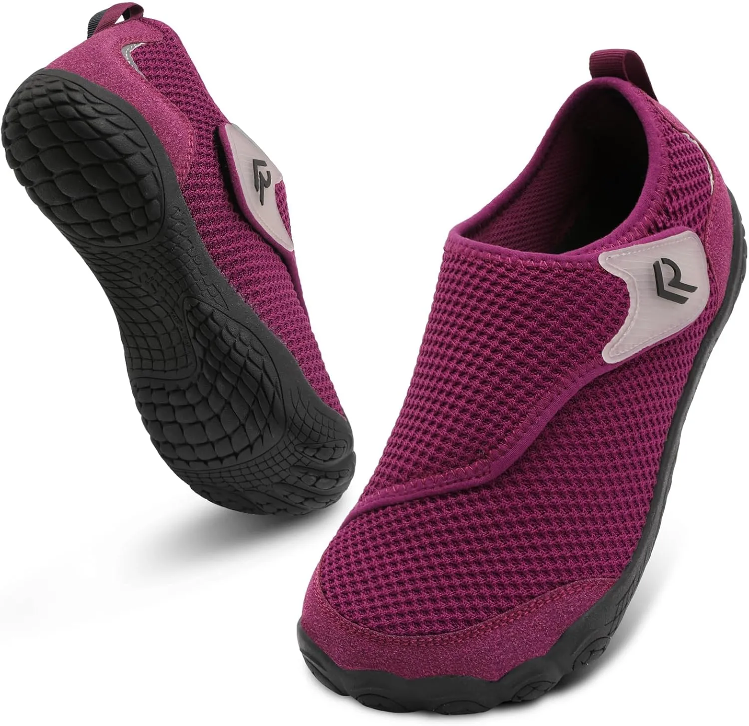 relxfeet Walking Shoes Women Men Wide Diabetic Shoes Adjustable Barefoot Shoes Zero Drop Lightweight Sneakers for Edema Swollen Feet Size 4-13