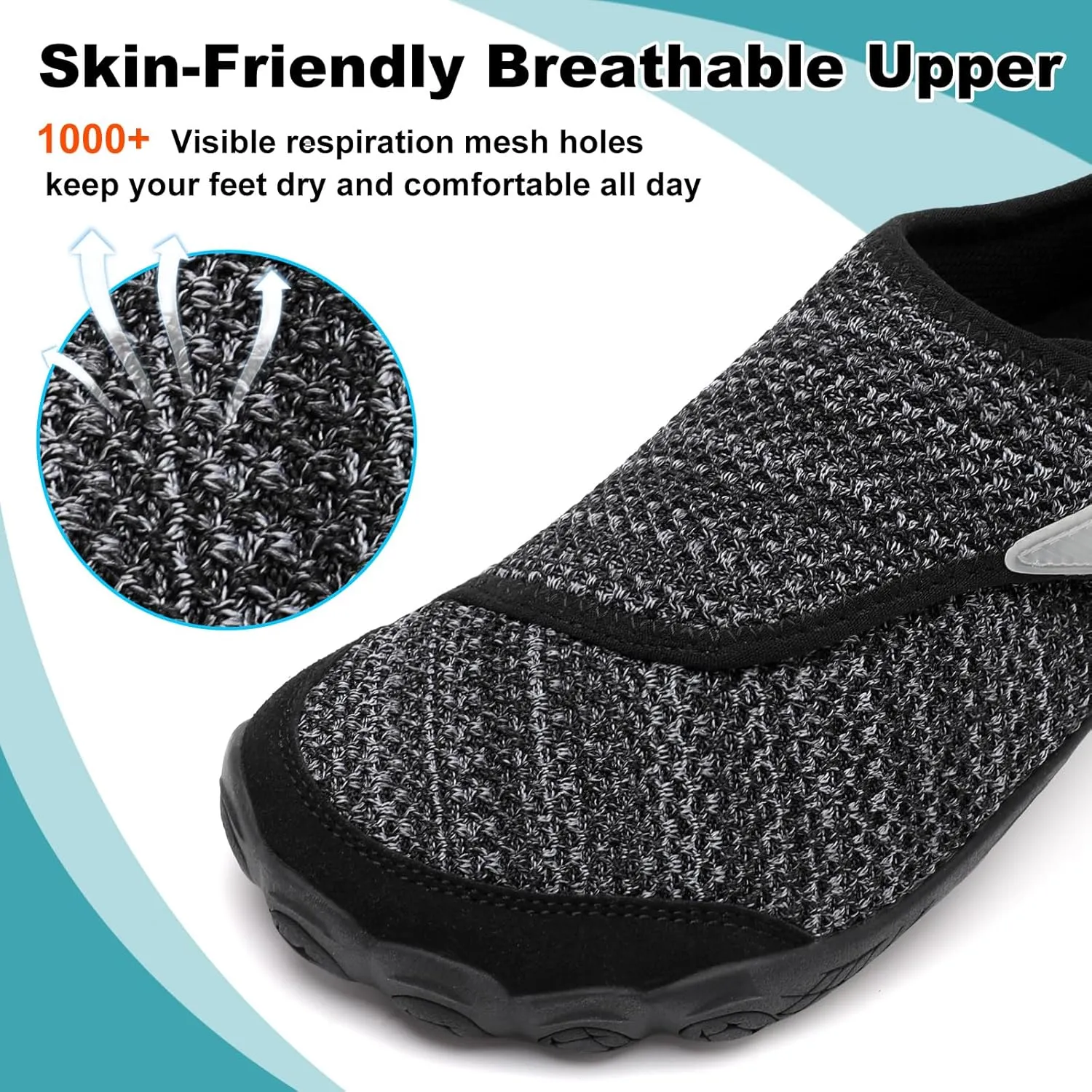 relxfeet Walking Shoes Women Men Wide Diabetic Shoes Adjustable Barefoot Shoes Zero Drop Lightweight Sneakers for Edema Swollen Feet Size 4-13