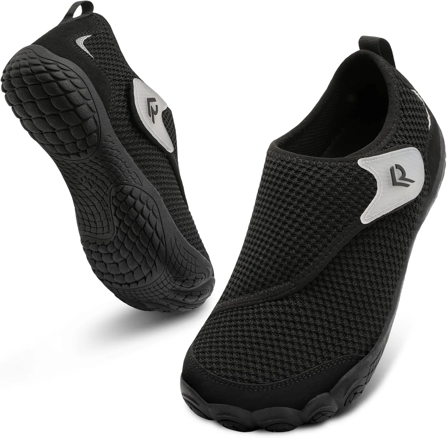 relxfeet Walking Shoes Women Men Wide Diabetic Shoes Adjustable Barefoot Shoes Zero Drop Lightweight Sneakers for Edema Swollen Feet Size 4-13
