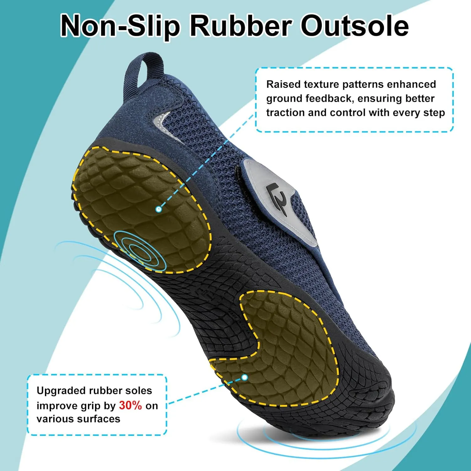 relxfeet Walking Shoes Women Men Wide Diabetic Shoes Adjustable Barefoot Shoes Zero Drop Lightweight Sneakers for Edema Swollen Feet Size 4-13