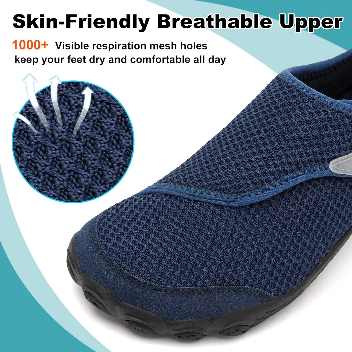 relxfeet Walking Shoes Women Men Wide Diabetic Shoes Adjustable Barefoot Shoes Zero Drop Lightweight Sneakers for Edema Swollen Feet Size 4-13