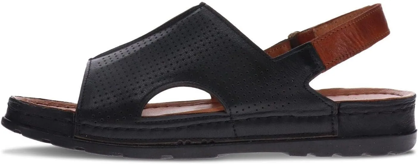 Revere Tivoli Women's Back Strap Sandal - Stylish Leather Sandals with Adjustable Straps and Arch Support