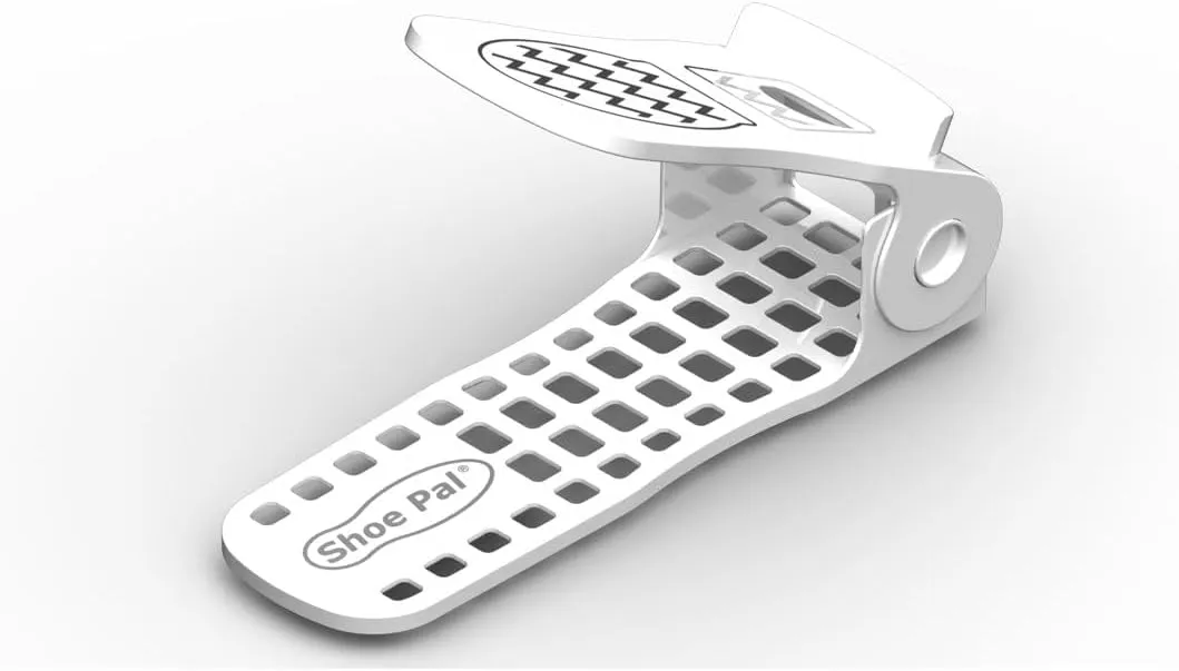 Shoepal- Adjustable Shoe Slot Organizers – Space-Saving Shoe Stackers for Closet, Double Layer Shoe Storage Racks for Sneakers, Heels, Flats & More (White, 4)