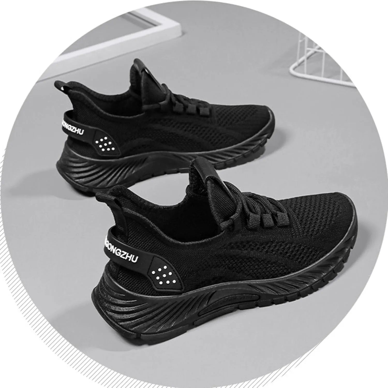 Slip on Sneakers for Women Chunky Fashion Sneakers Platform Lace-Up Comfortable Sneakers Casual Walking Shoes