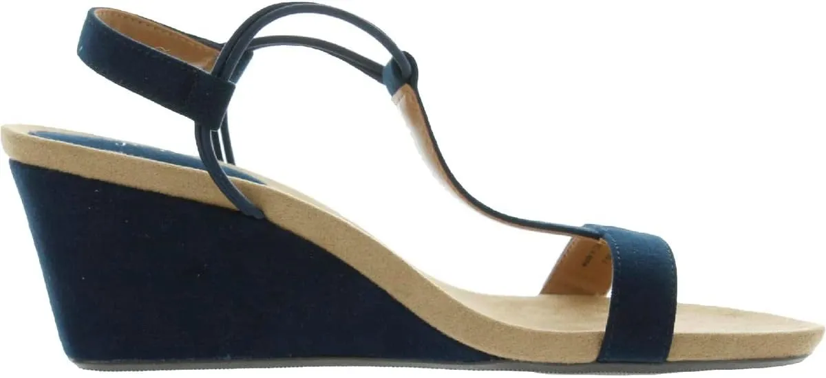 Style & Co. Womens Mulan T-strap Wedge Sandals