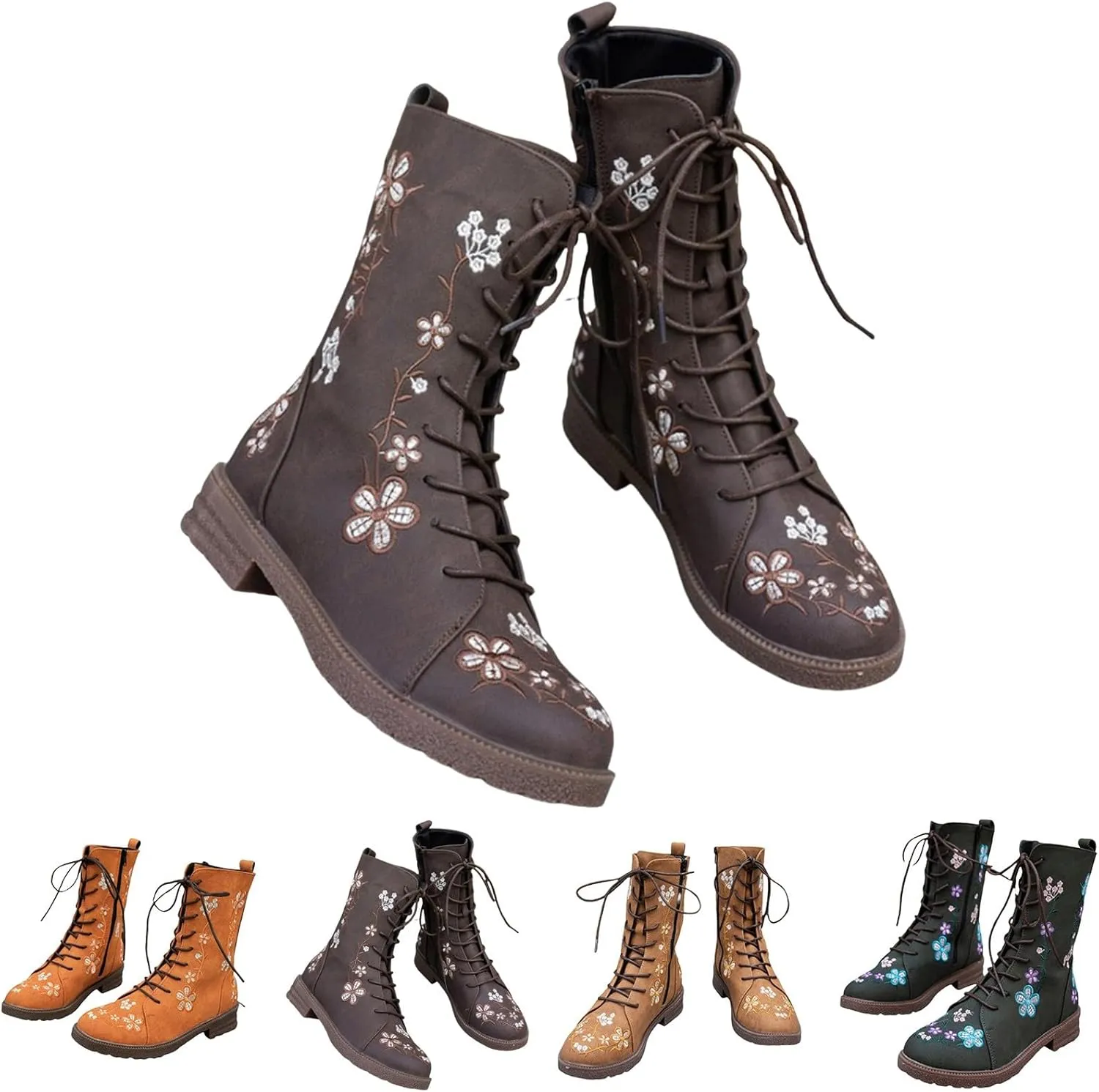 Suede over The Knee Boots for Women Wide Calf Boots Both Fashionable And Warm Womens Boots Mid Calf High Heel