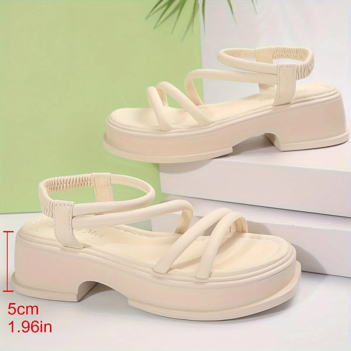 Thick-soled Casual Sandals for Women Summer Retro Roman Shoes