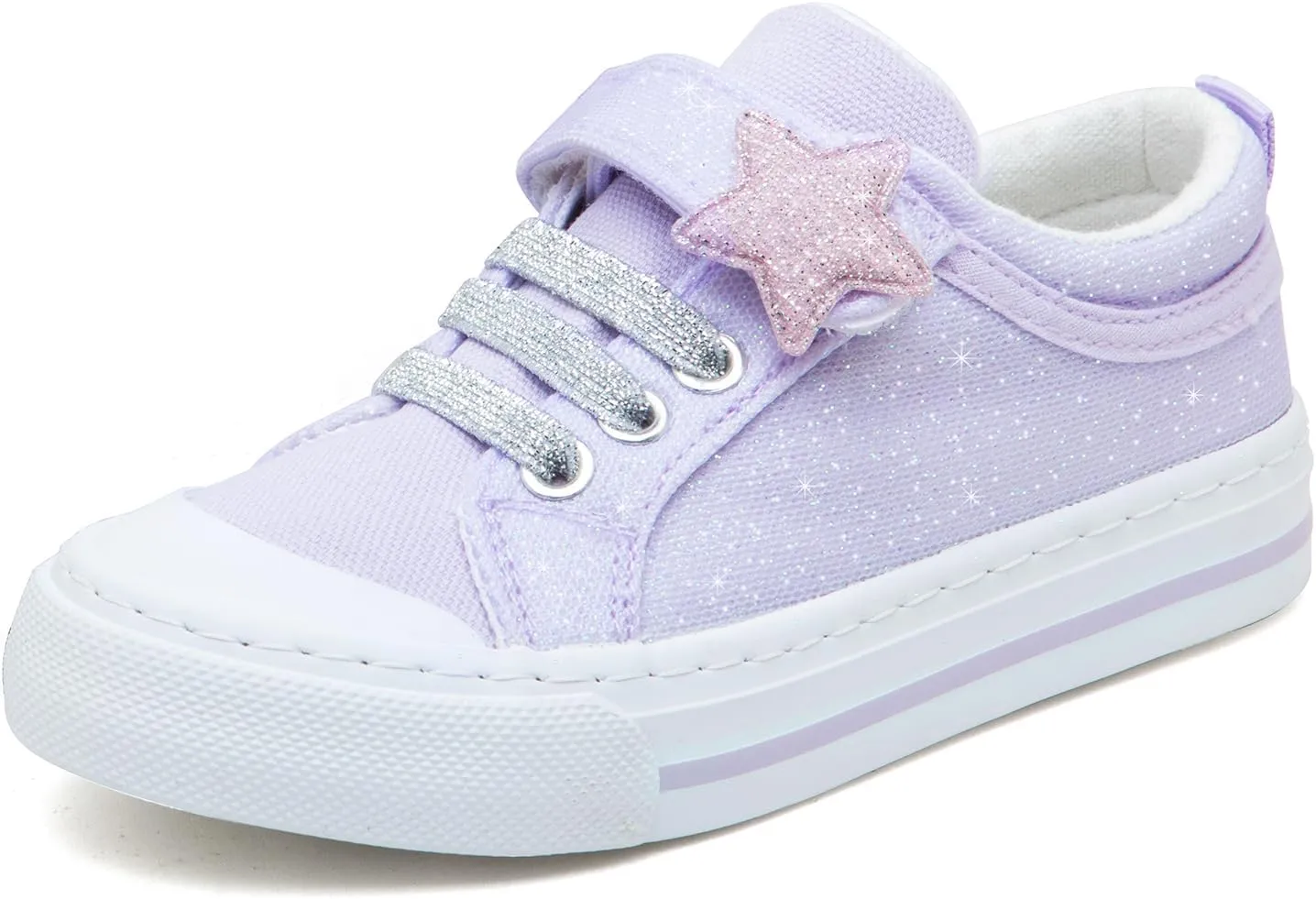 Toandon Kids Adorable Fashion High Top Casual Canvas Sneakers