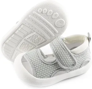Toddler Boys Girls Unisex Baby Summer Sport Sandals Closed Toe Non-Slip Rubber Sole Pool Beach Mesh Sneakers Lightweight Outdoor Water Shoes
