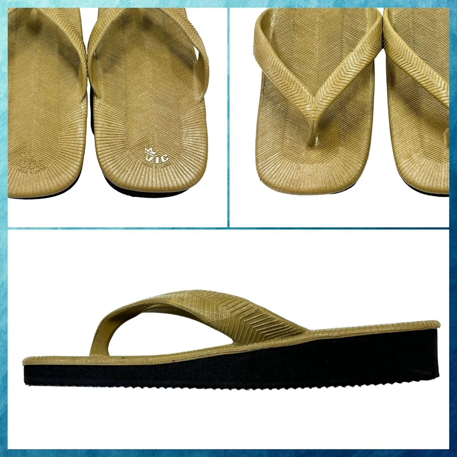Traditional Japanese sandal Setta V.I.C × Shigi 603 Injection upper Sponge sole Fitting sandal Thong sandal Zori Men’s