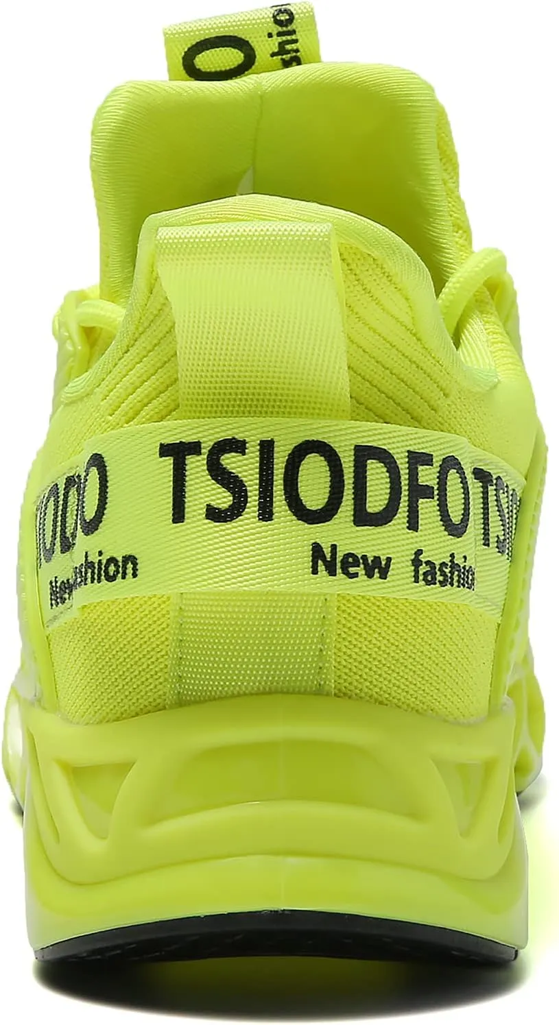 TSIODFO Men Sneakers Fashion Sport Running Athletic Tennis Walking Shoes