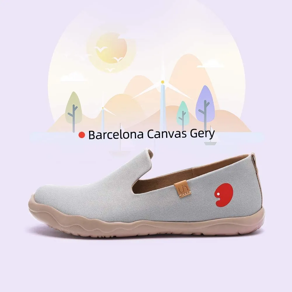 UIN Men's Slip Ons Color Loafers Canvas Lightweight Sneakers Walking Casual Art Painted Travel Shoes