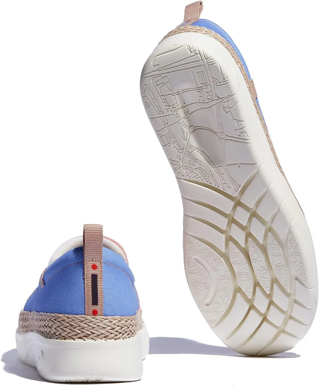 UIN Women's Art Painted Loafers Slip On Casual Travel Shoes Lightweight Comfort Walking Fashion Sneaker Tarragona Series