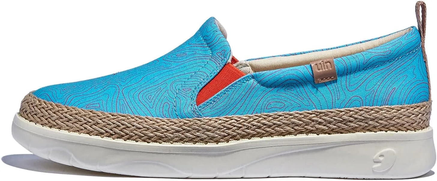 UIN Women's Art Painted Loafers Slip On Casual Travel Shoes Lightweight Comfort Walking Fashion Sneaker Tarragona Series