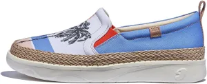 UIN Women's Art Painted Loafers Slip On Casual Travel Shoes Lightweight Comfort Walking Fashion Sneaker Tarragona Series