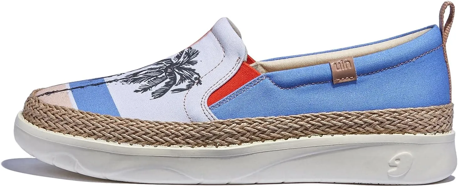 UIN Women's Art Painted Loafers Slip On Casual Travel Shoes Lightweight Comfort Walking Fashion Sneaker Tarragona Series