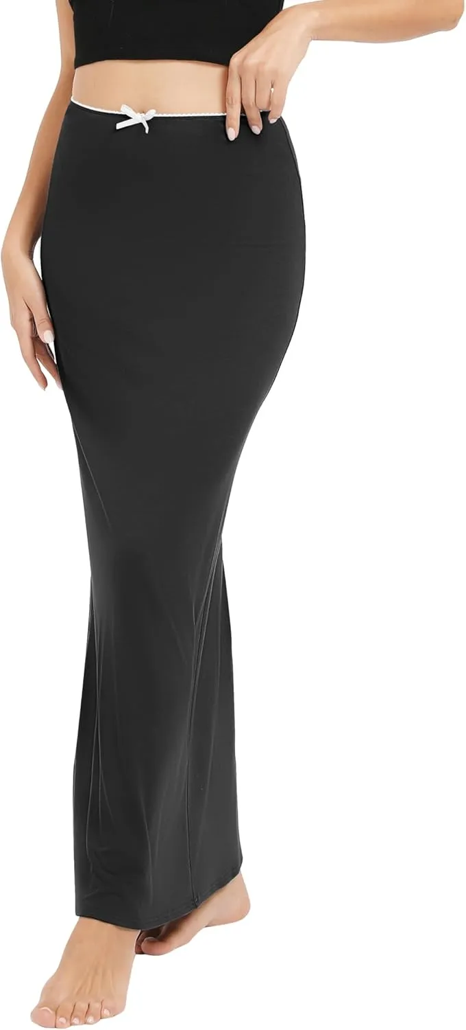 Urban CoCo Women's Elastic Waist Long Maxi Skirt Flowy Summer Beach Skirt for Vacation