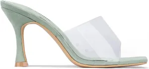 Veja Clear Square Toe Mid High Heels (Veja)