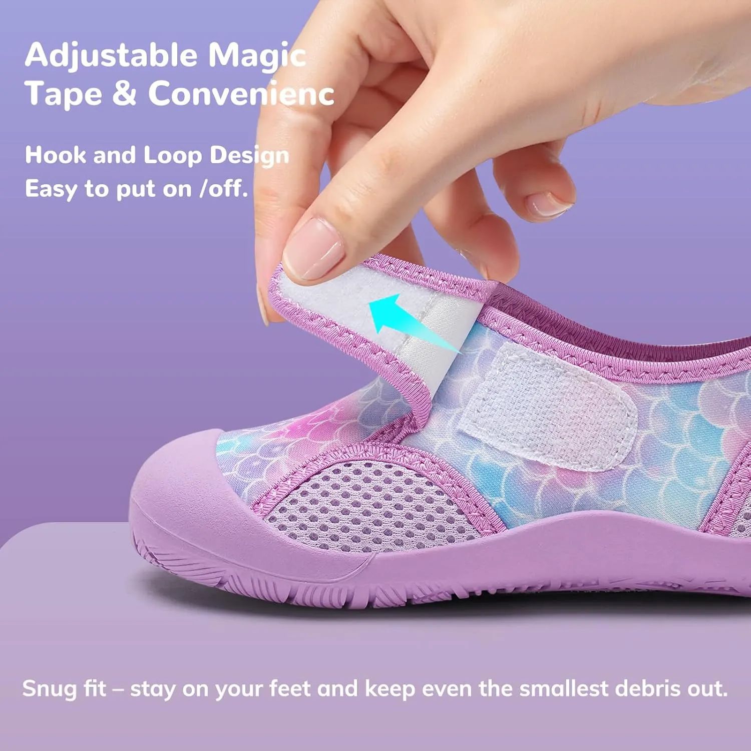 WateLves Wide Toddler Water Shoes Kids Quick Dry Barefoot Shoes Girls Boys Aqua Athletic Sneakers for Beach Hiking Swim Kayak Sport Accessories, Camping Essentials