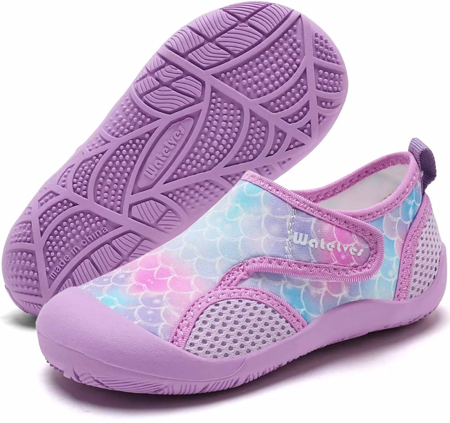 WateLves Wide Toddler Water Shoes Kids Quick Dry Barefoot Shoes Girls Boys Aqua Athletic Sneakers for Beach Hiking Swim Kayak Sport Accessories, Camping Essentials