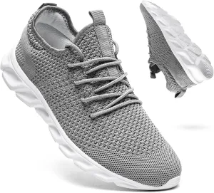 WCIDFY Women & Men Running Tennis Shoes Unisex Slip On Gym Walking Shoes Lightweight Workout Sneakers Daily Footwear Traveling