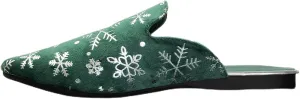 WENJIAZHIZHI Mules for Women Slip On Women's Flats Comfortable Closed Pointed Toe Backless Loafers Womens Clogs Mules