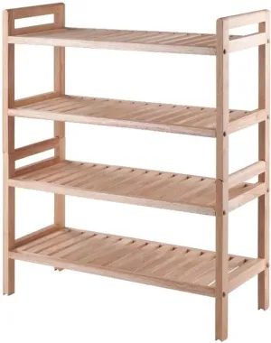Winsome Mercury Shoe Rack, Natural, 27.24x10.71x32.01