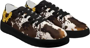 Women Classic Fashion Sneakers Lace Up Low Top Canvas Casual Sneakers Lightweight Breathable Comfort Wide Toe Shoes