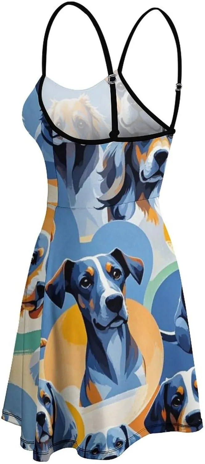 Women Girls 2025 Summer Swing Dress for Party Beach Date