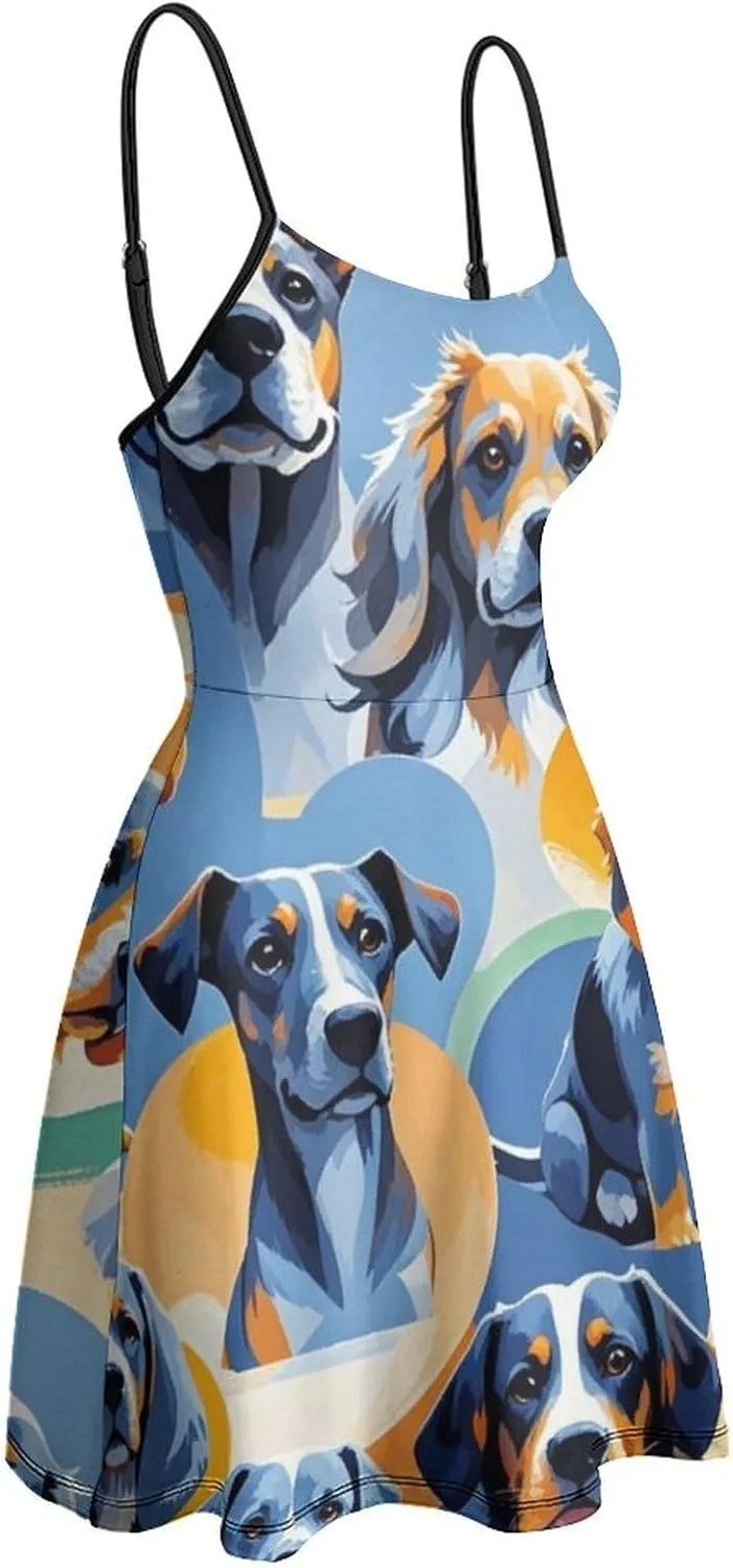 Women Girls 2025 Summer Swing Dress for Party Beach Date