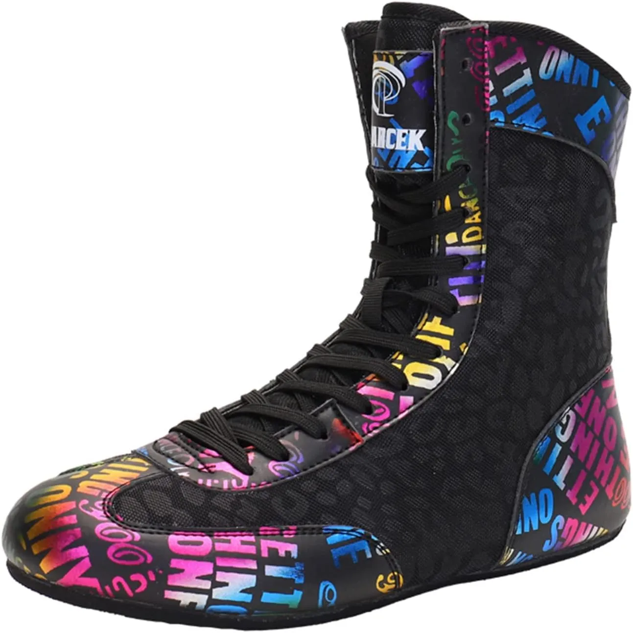 Women Men Wrestling Shoes Fashion Boxing Gym Trainers High Top Weightlifting Fitness Sneakers Comfortable Bodybuilding Shoes