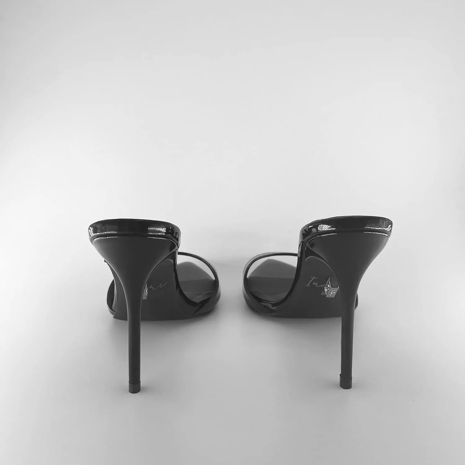 Women Mules High Heel Sandals Pointed Toe Lace Up Stilettos Heels Strappy Ladies Slippers Party Sandals Shoes