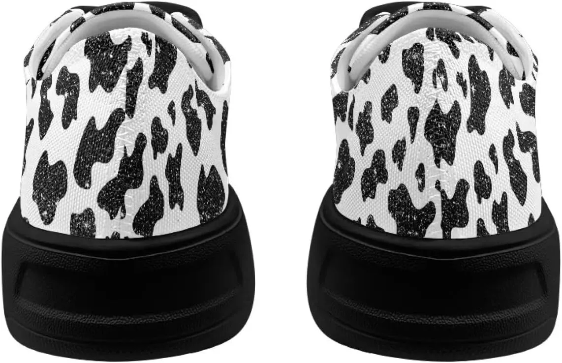 Women's Canvas Sneakers Mesh Lace Up Low Top Sneakers Lightweight Breathable Canvas Tennis Shoes Ladies Running Shoes