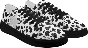 Women's Canvas Sneakers Mesh Lace Up Low Top Sneakers Lightweight Breathable Canvas Tennis Shoes Ladies Running Shoes