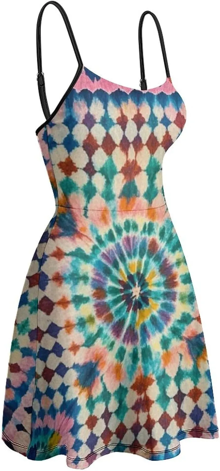 Women's Casual Loose Flowy Swing Shift Dresses for Vacation Party Wedding