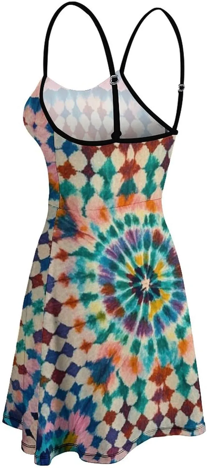 Women's Casual Loose Flowy Swing Shift Dresses for Vacation Party Wedding