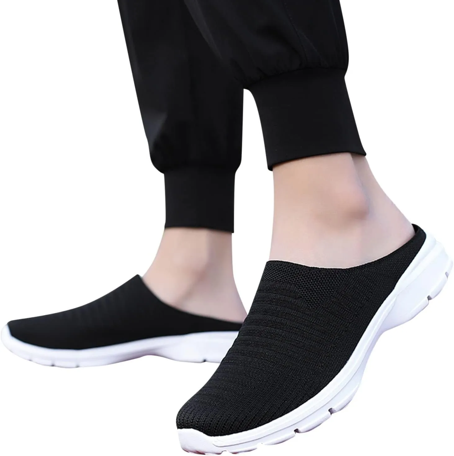 Women's Casual Slip on Half Shoes Breathable Walking Shoes Women Food Service Women Shoes Casual Women Shoes Sneakers Black Tennis Shoe Loafers Shoe