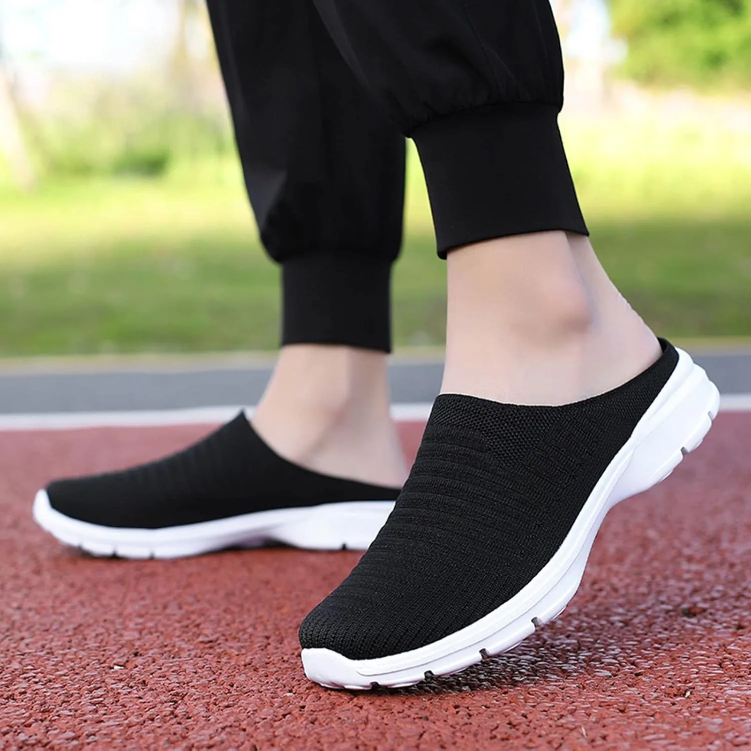 Women's Casual Slip on Half Shoes Breathable Walking Shoes Women Food Service Women Shoes Casual Women Shoes Sneakers Black Tennis Shoe Loafers Shoe