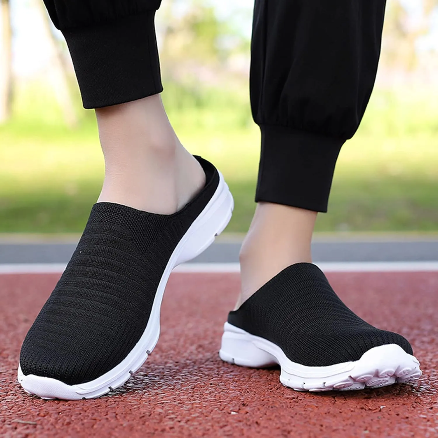 Women's Casual Slip on Half Shoes Breathable Walking Shoes Women Food Service Women Shoes Casual Women Shoes Sneakers Black Tennis Shoe Loafers Shoe