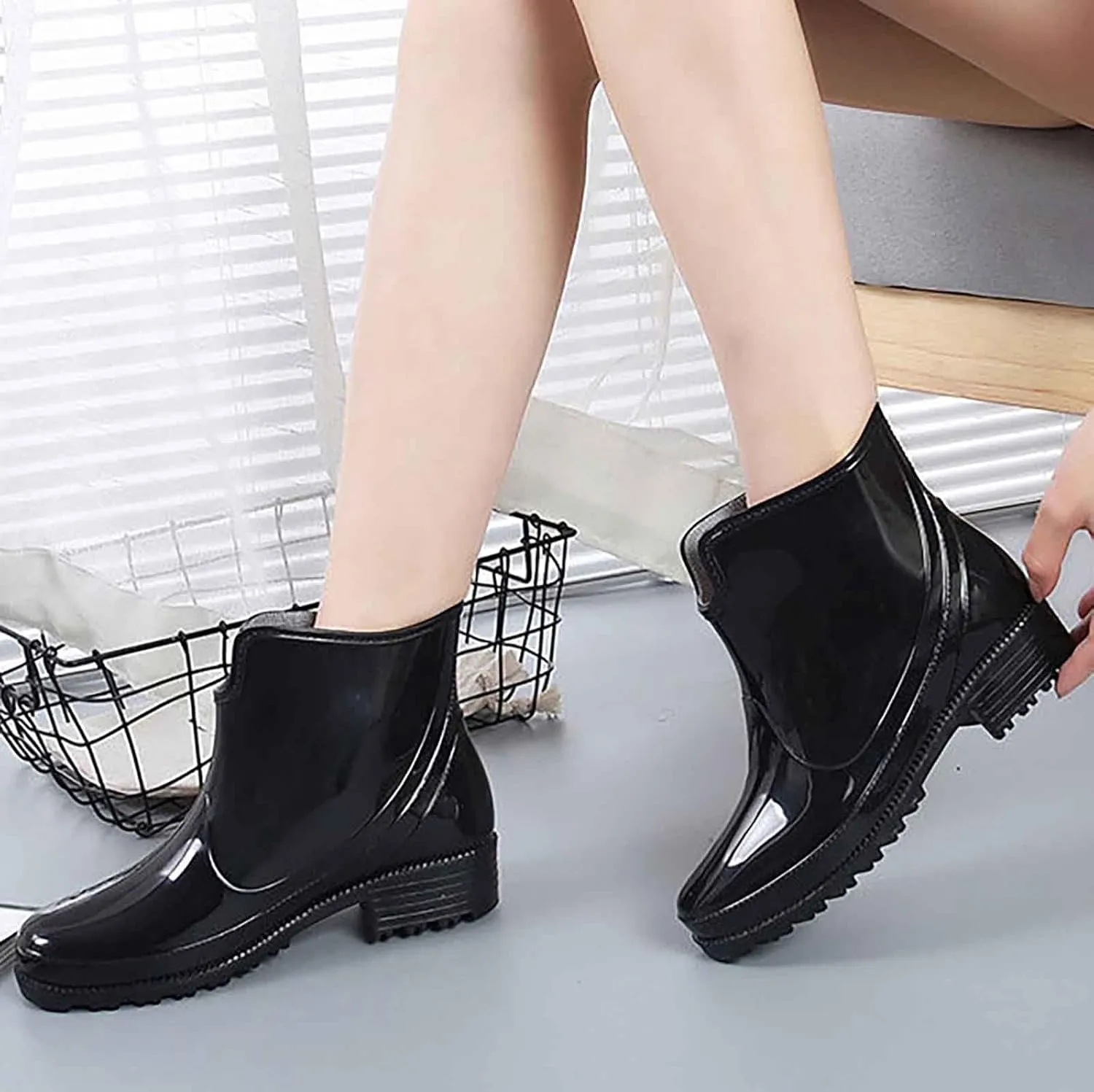 Women's Classic Rain Boot Women Boots Wedge