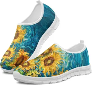 Women's Fashion Sneaker Lightweight Casual Shoes Ladies Non Slip Loafers Walking Travel Shoes Work Slip On