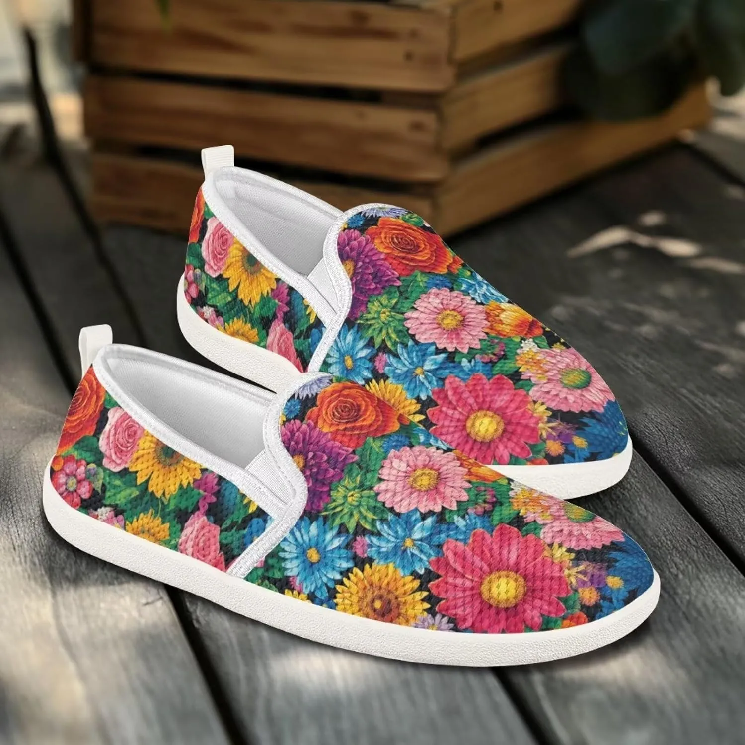 Women's Fashion Sneakers Casual Slip On Tennis Shoes Arch Support Walking Shoes for Women