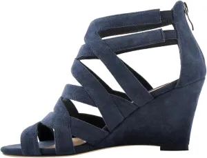 Women's Gladiator Cut-Out Wedge Sandals - Peep Toe Casual Party Shoes