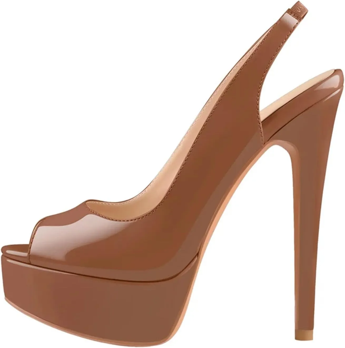 Women's Leopard Print Platforms - Mixed Color Buckle Party Pumps