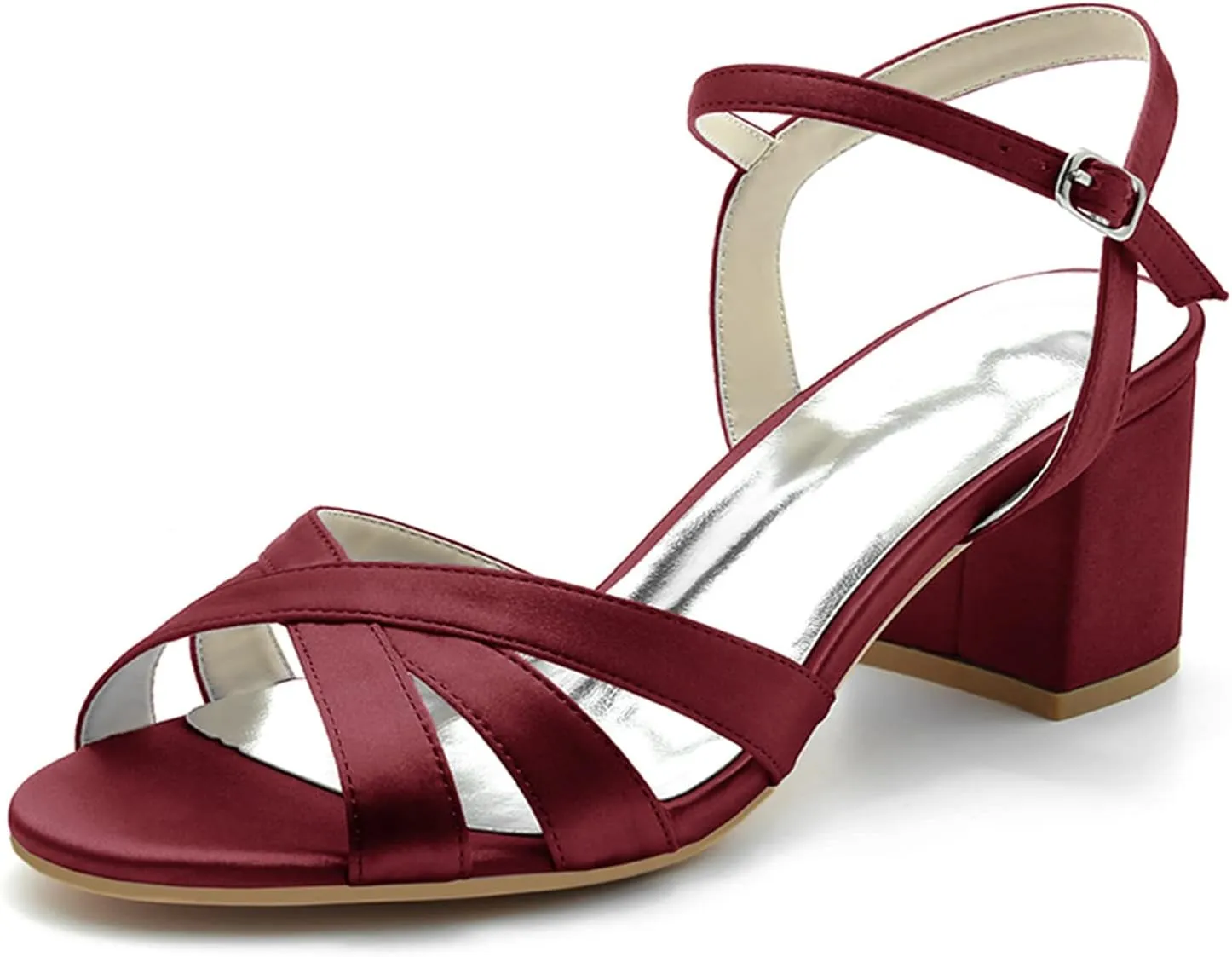 Women's Open Toe Mules Sandals Flip Flops Slip On Chunky Block High Heel Fashion Wedding Dress Slipper Slide