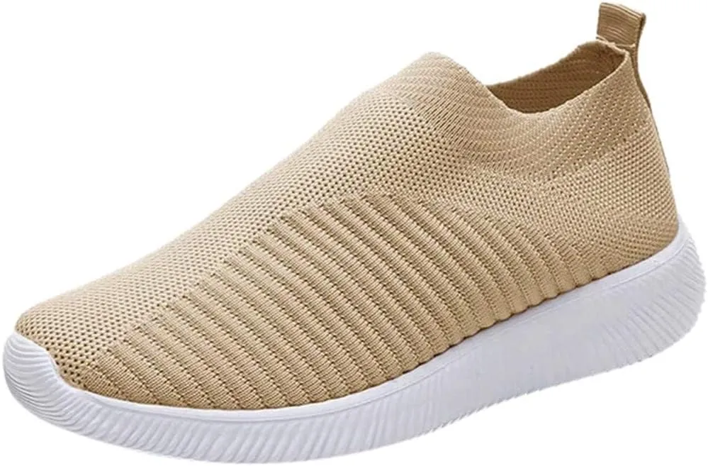 Womens Running Shoes Lightweight Tennis Shoes Non Slip Mens Casual Shoes Mesh Dressy Casual Shoes Dress Sneakers Slip On Tennis Shoe Casual Loafers